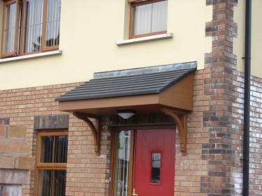 Mono Pitched Door Canopies